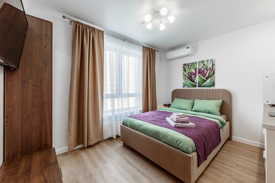 Дизайнерская студия с атмосферой отеля
