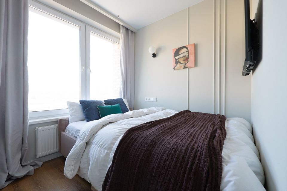 Дизайнерская уютная студия на 6 этаже в ЖК Мята