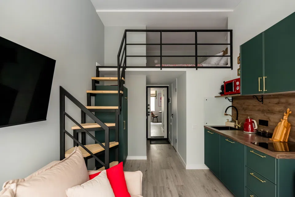 Двухуровневая Студия Apart Comfort рядом с Большим театром