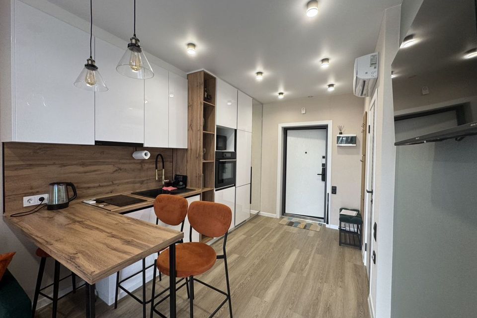 Игривая cвeтлая cтудия в ЖK Облaка 2