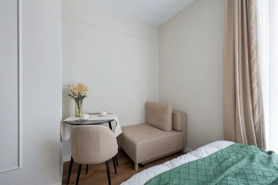 Дизайнерская студия на 6 этаже в ЖК Nice Loft