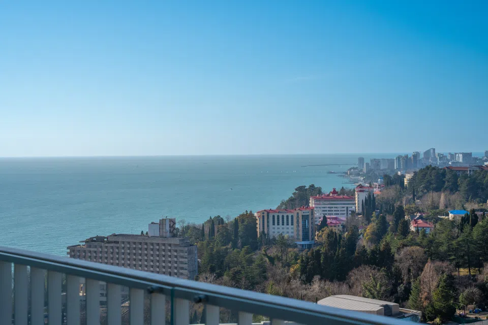 Студия с видом на море в апарт-отеле Актер Гэлакси