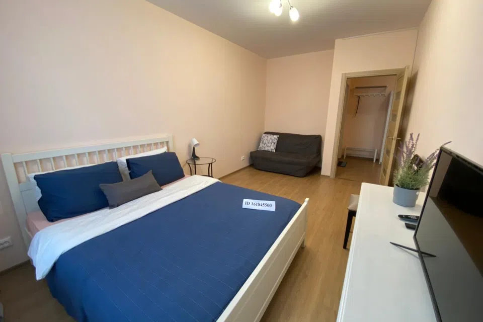 1-к. квартира, 37 кв. м, 3 кровати