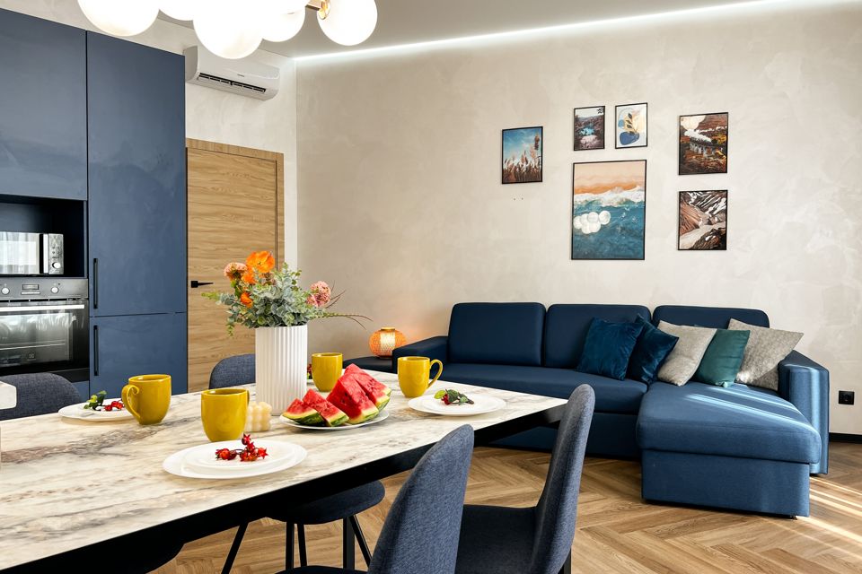 1 комнатная квартира Oslo с авторским ремонтом 