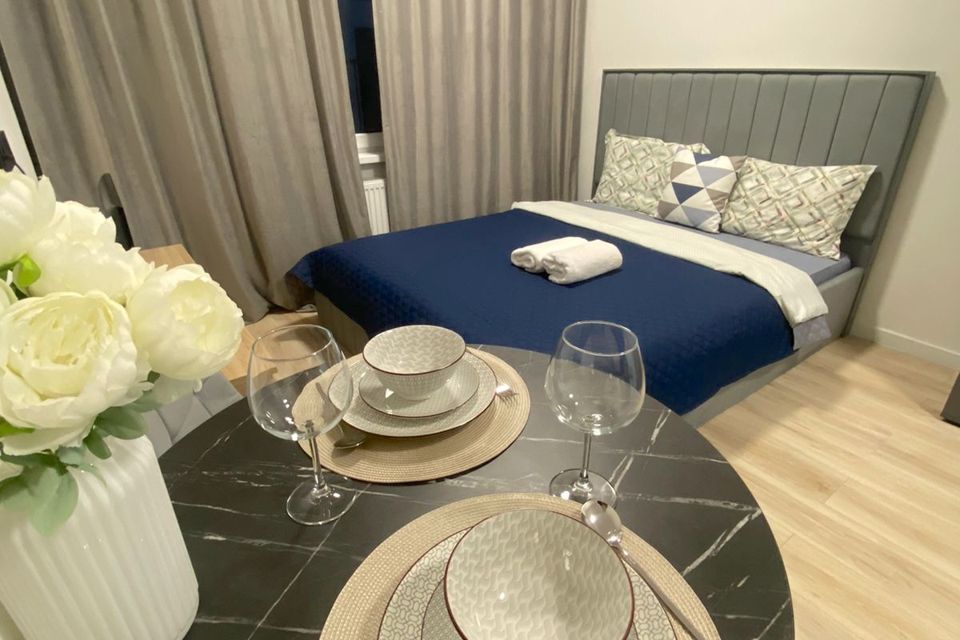 Уютная, светлая квартира Black на 9 этаже в ЖК Авиатика.