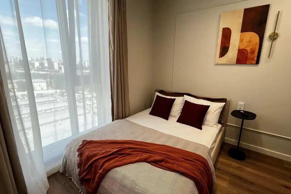 Дизайнерская студия на 12 этаже в ЖК Nice Loft