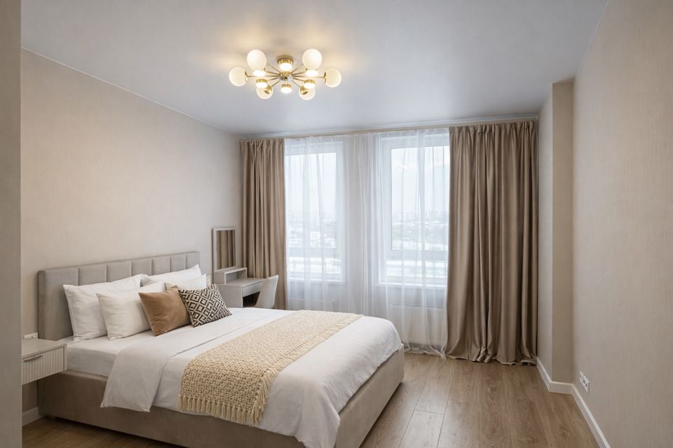 Современная 2-комнатная квартира — стиль, свет и комфорт
