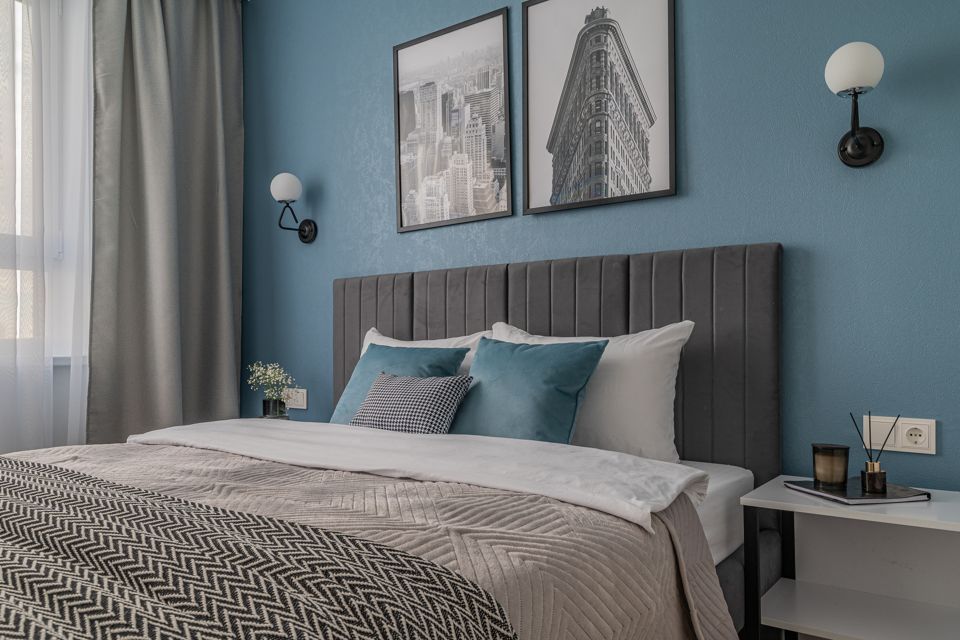 Роскошная евродвушка с видом на город