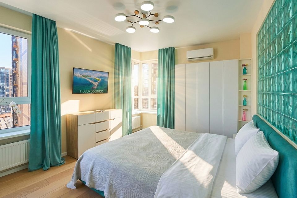 3-к. квартира, 70 м2, 4 кровати с видом на море и горы