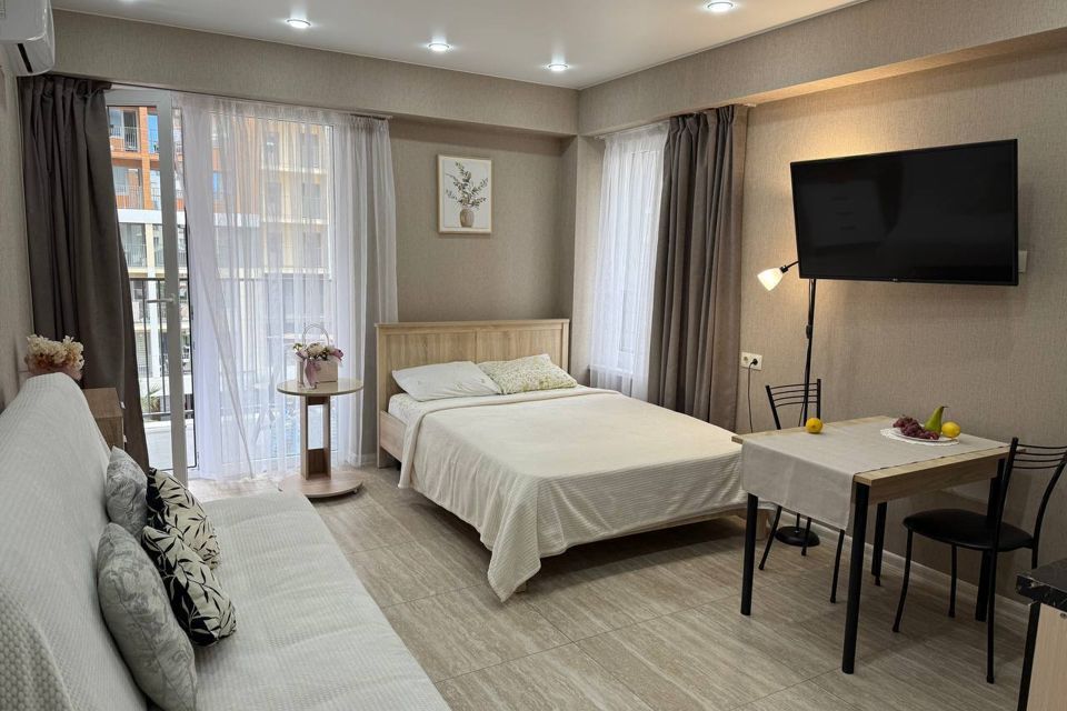 Уютная студия Лето с открытым бассейном