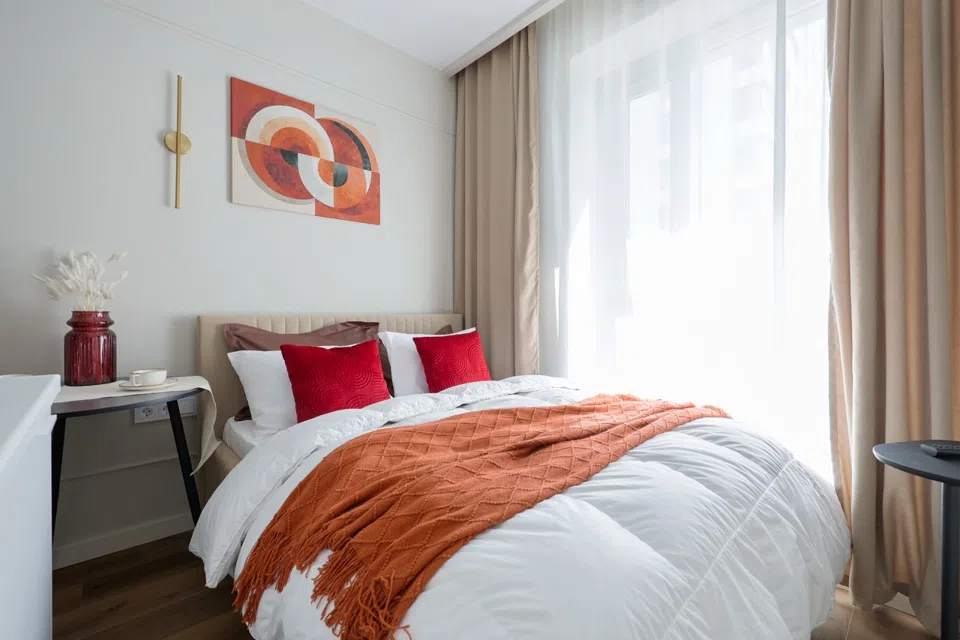 Уютная студия на 12 этаже в ЖК Nice Loft