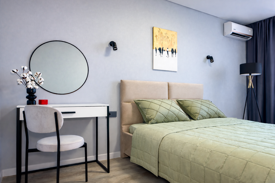 Квартира на 3 гостей с видом на горы, удаленное заселение