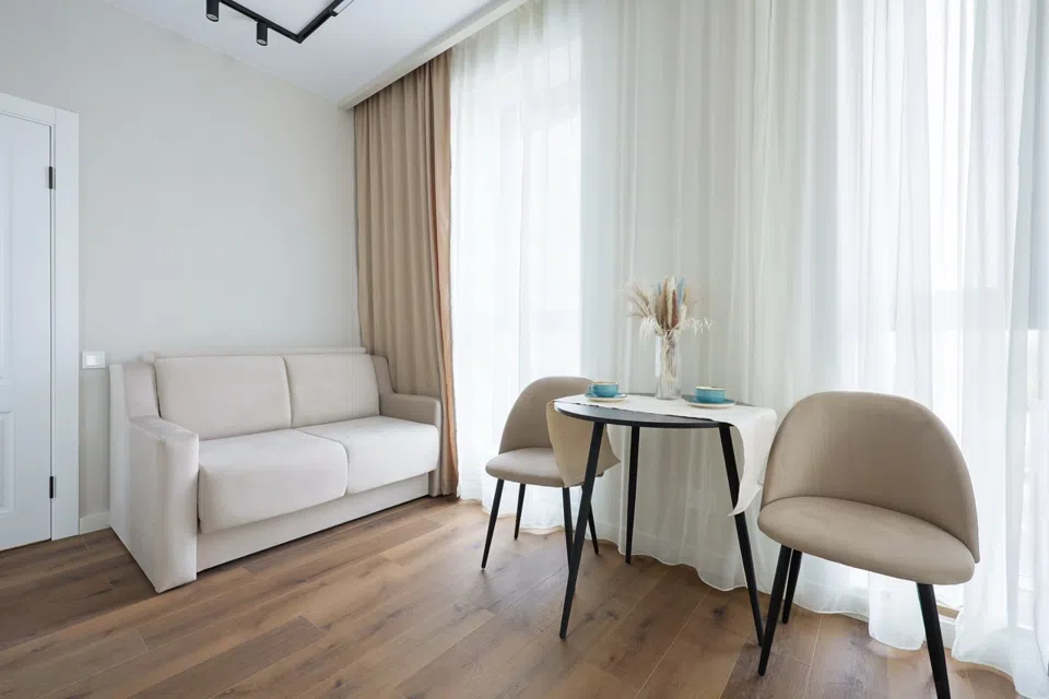 Стильная студия на 8 этаже в ЖК Nice Loft