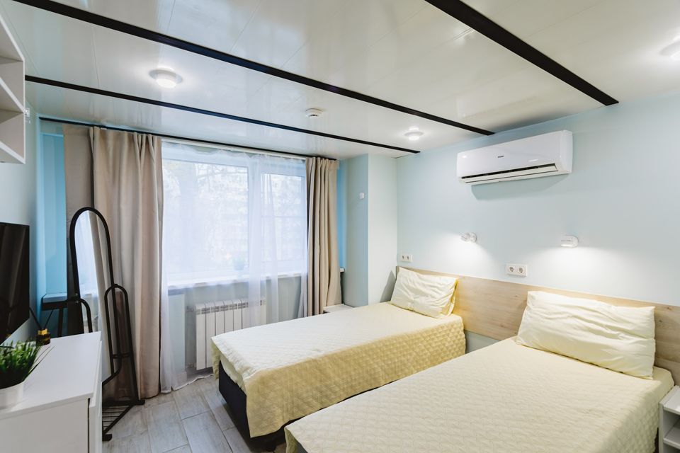 Уютная студия для 2- гостей с раздельными кроватями