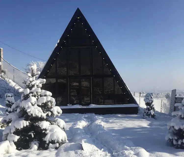 Шале А frame дом треугольник 