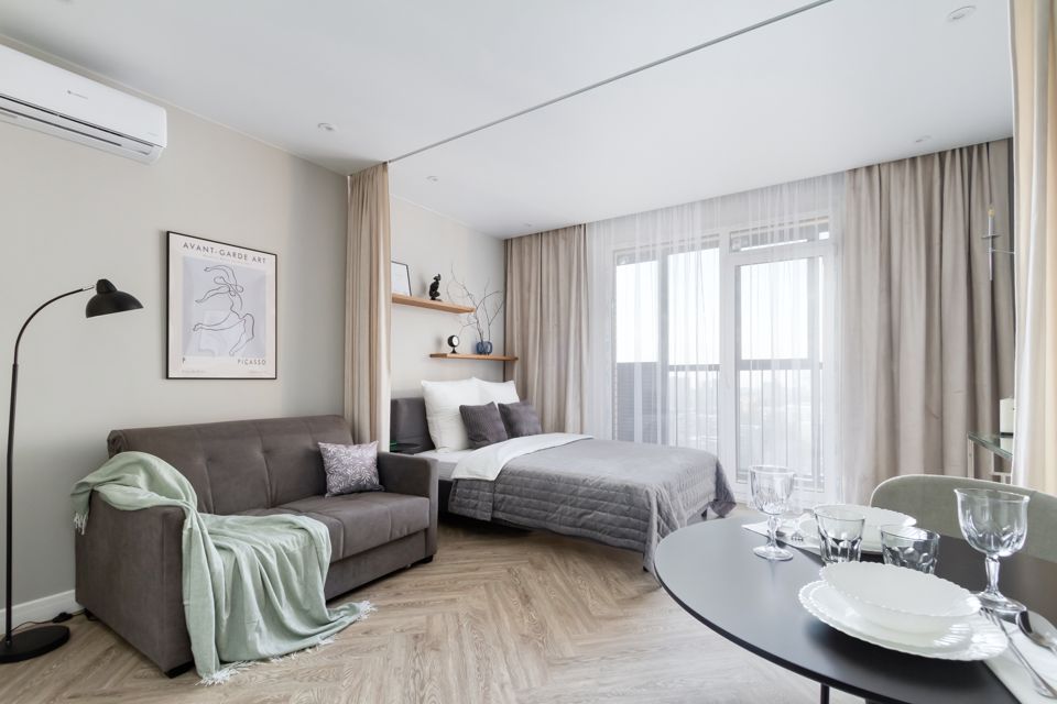 1с дизайнерская студия в ЖК Расцветай на Красном на 20.2 эт