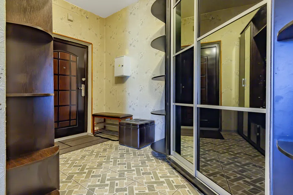 1-к. квартира, 54 кв. м, 3 кровати