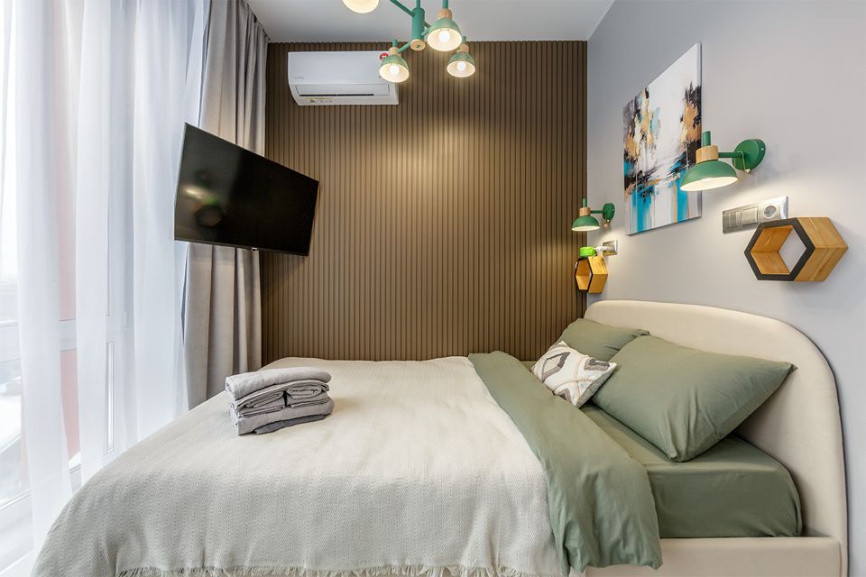 Дизайнерская студия с атмосферой отеля 