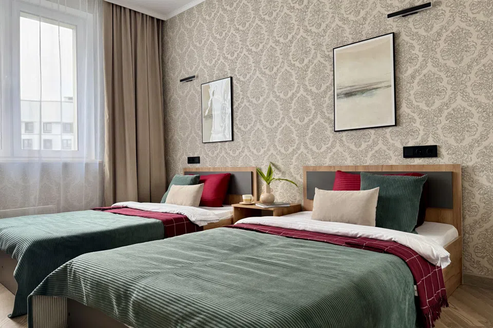 3-к апартаменты, 80 м, 7 кроватей