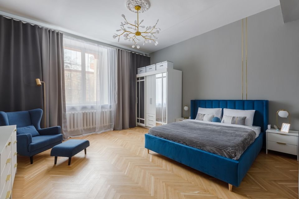 Сталинская квартира Синий Кит на улице Маршала Бирюзова