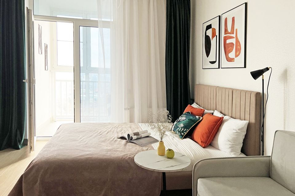 Квартира-Студия в пешей доступности до центра города.