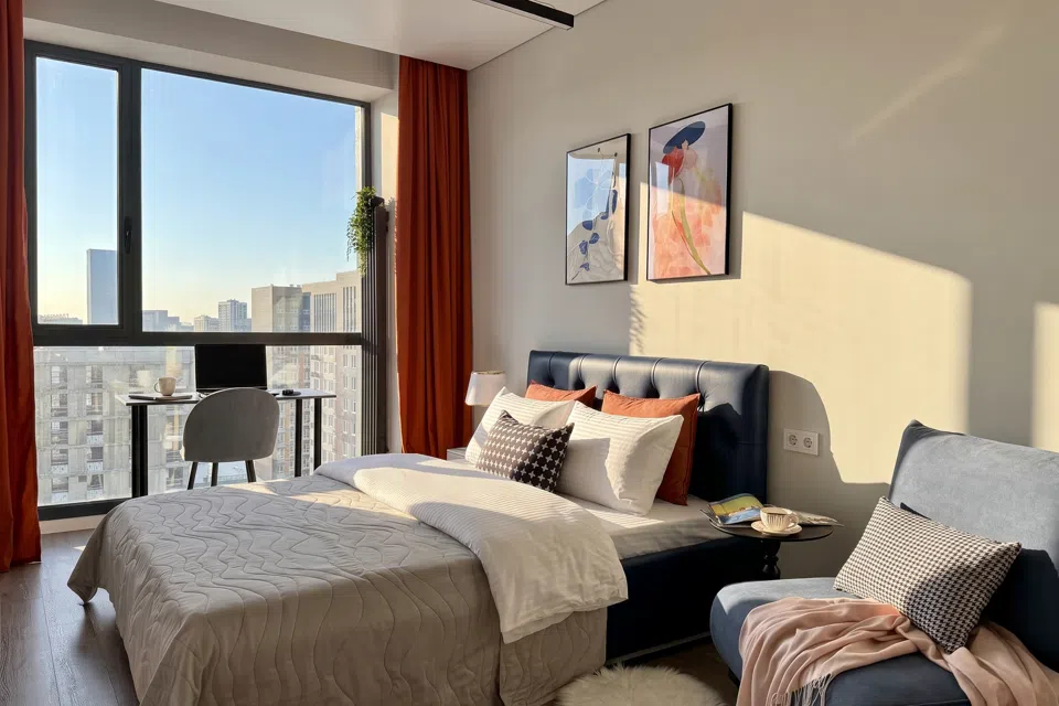 2-к. квартира, 55 м, 4 кровати