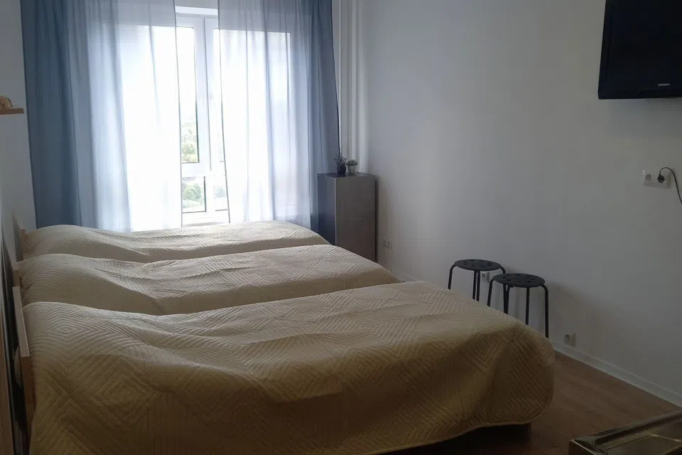 Студ.Ярославка 56 м², 4 кровати, 7м