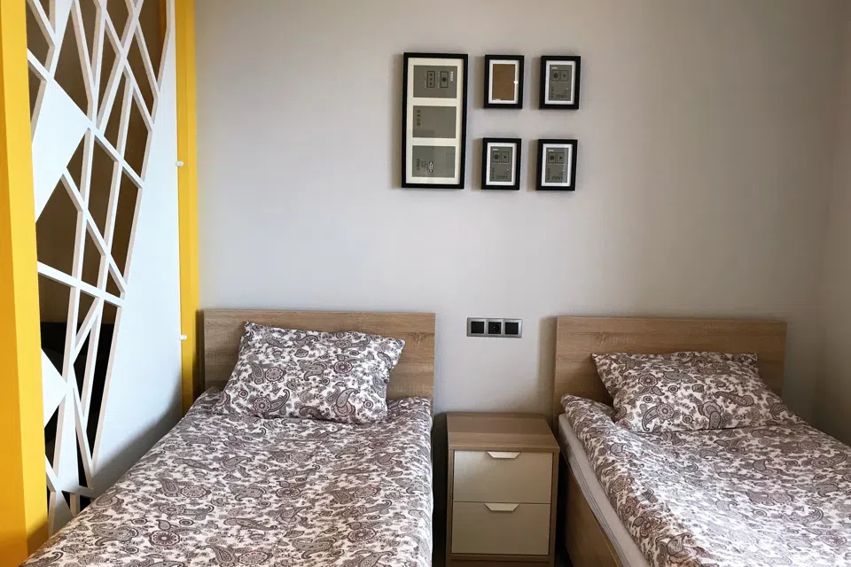 FlatRoom в центре на 11 этаже для 4 гостей