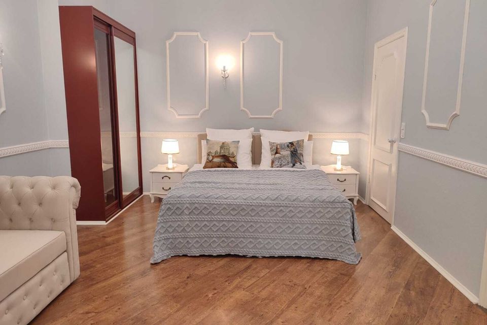 Просторные однокомнатные апартаменты с сауной