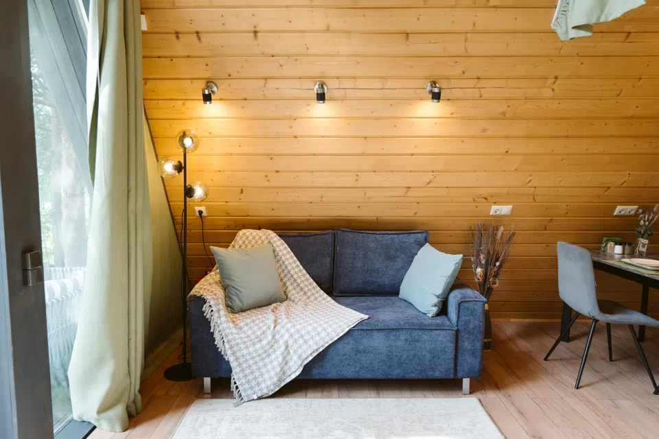 A-Frame 14 с террасой без купели