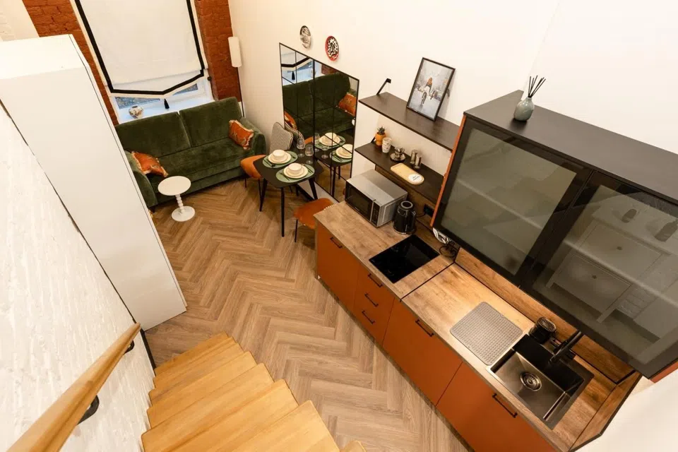Двухуровневая студия Apart Comfort в сердце Москвы