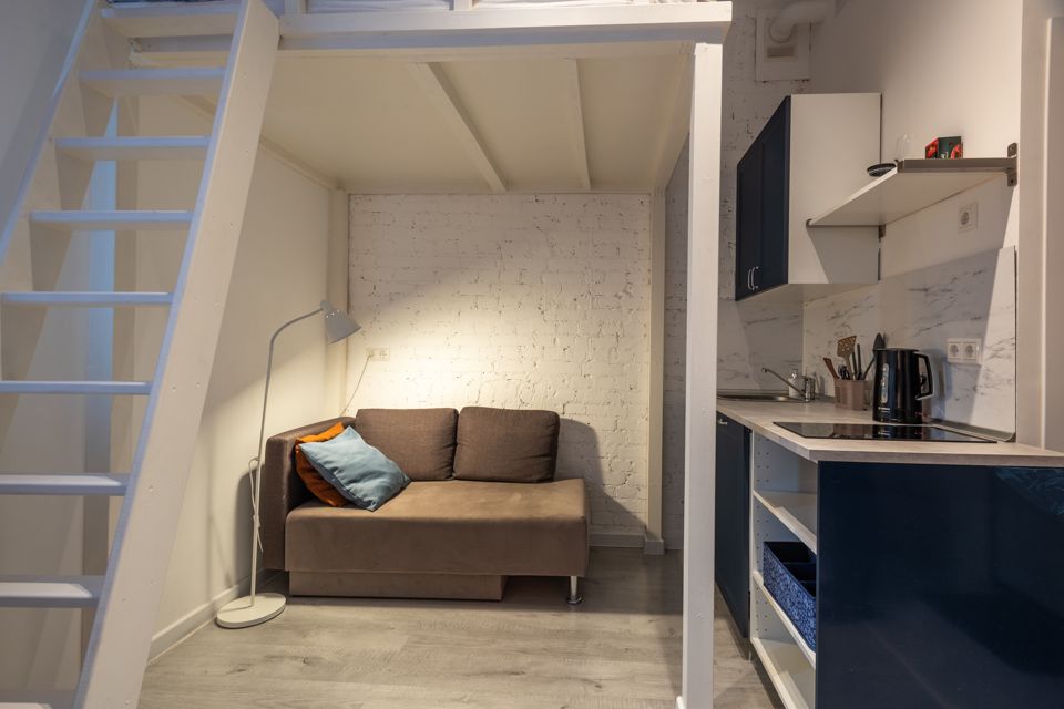 Уютная квартира для троих, рядом с метро Улица 1905 года