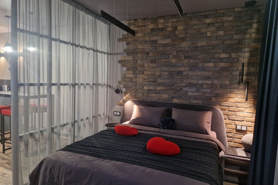 Дизайнерский Лофт с видом на закат