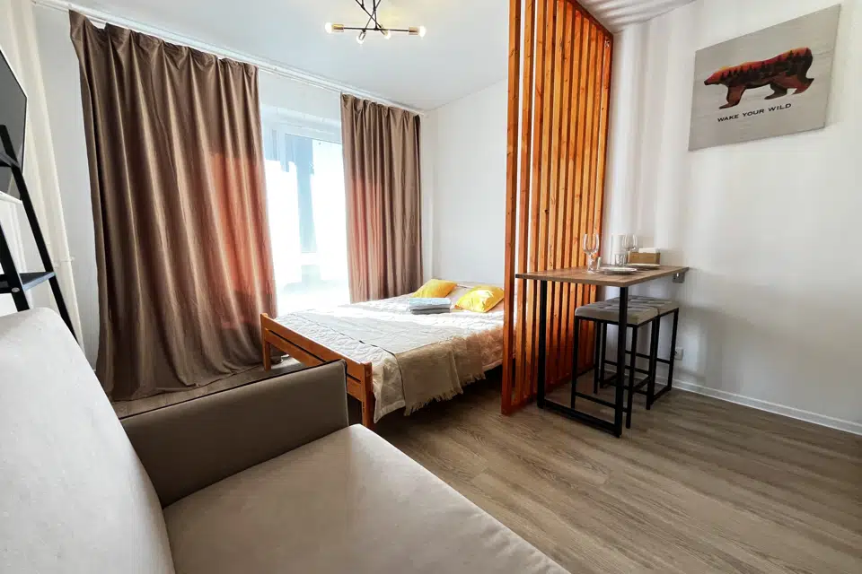 Уютная студия от сети Rentme24 