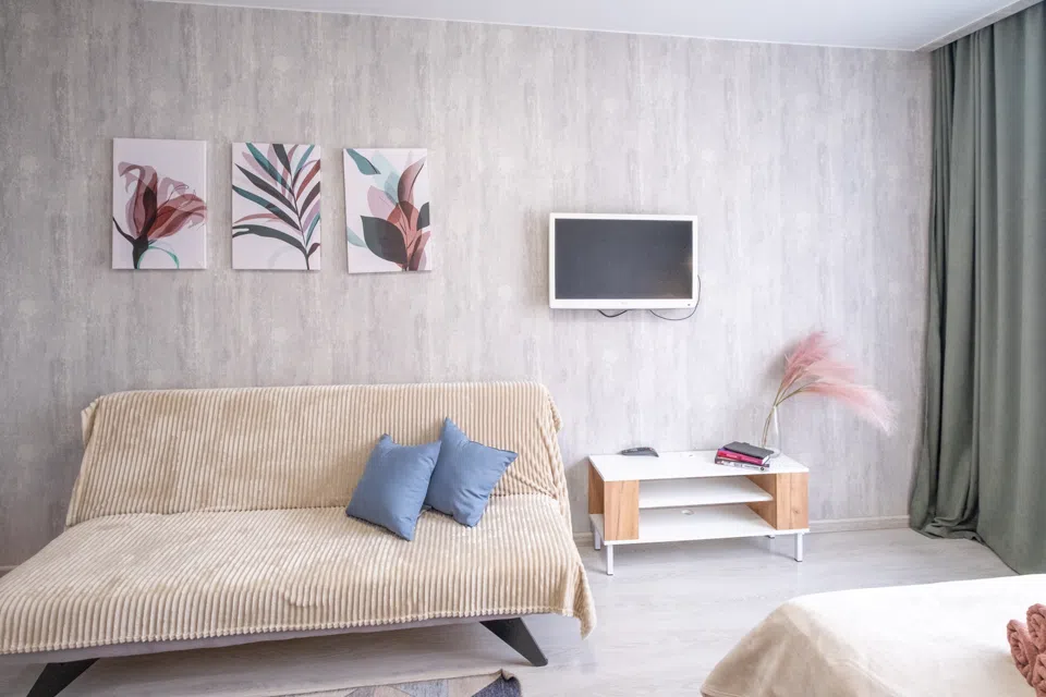 1-к. квартира, 30 м2, 2 кровати