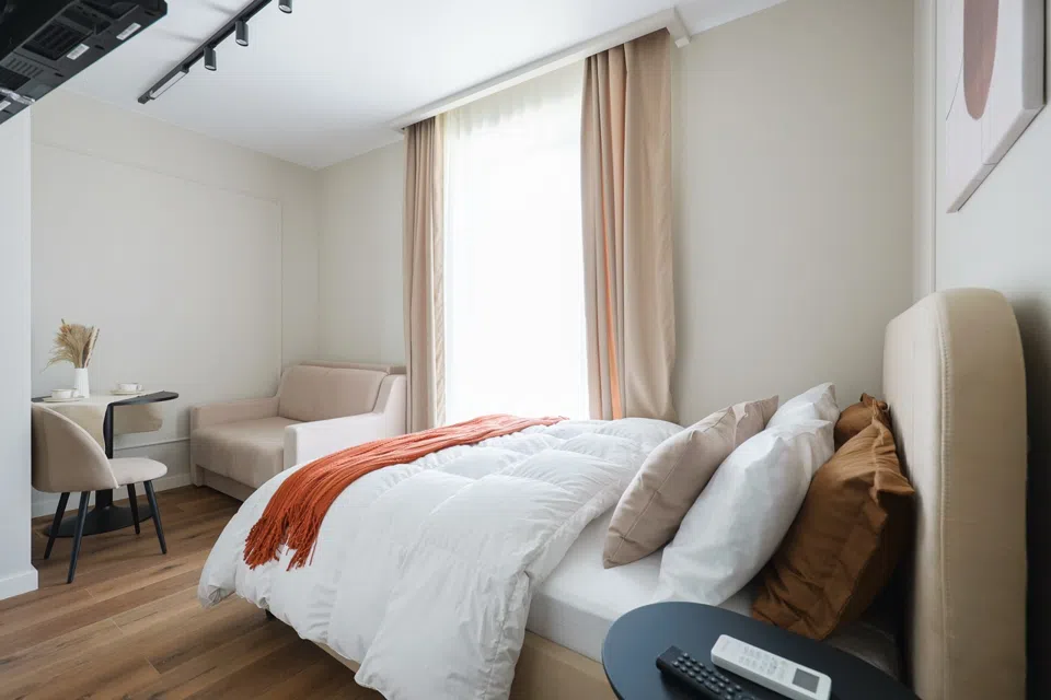 Дизайнерская студия на 7 этаже в ЖК Nice Loft