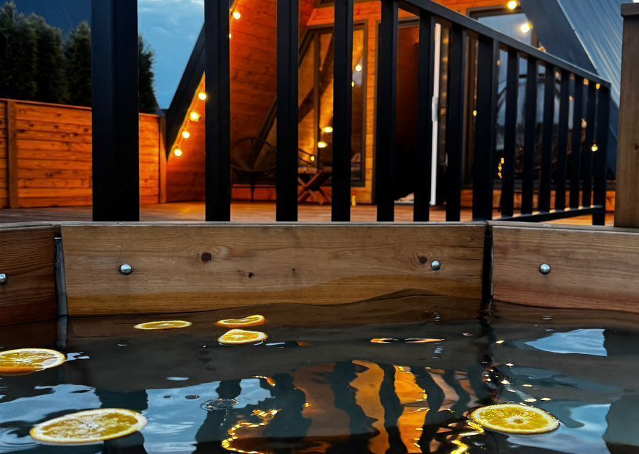 Дом с баней и видом на лес