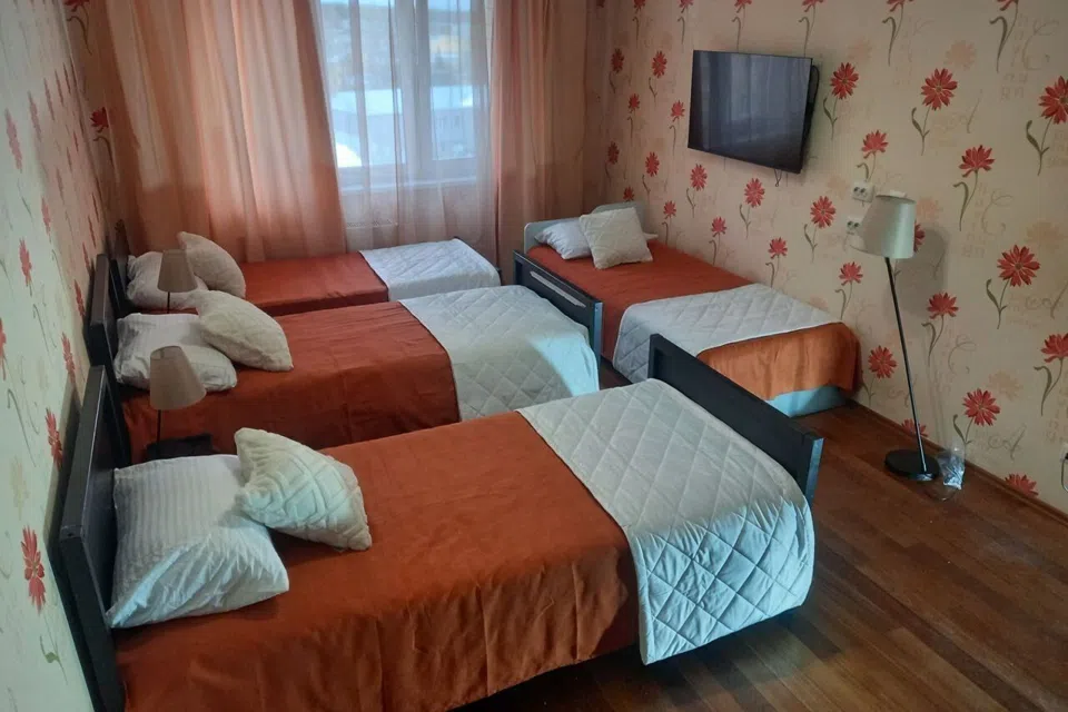 201кв.Тимирязева 3А, 52 м2, 6 кроватей, 6м