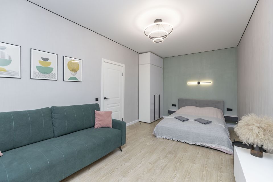 Уютная 1к квартира с видом на горы