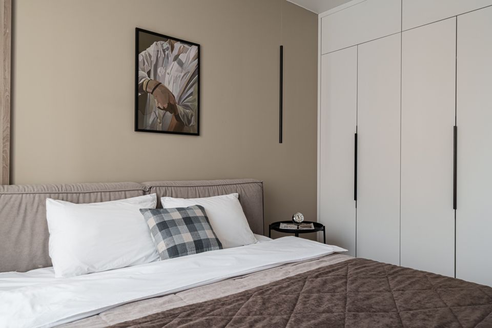  Лаконичная квартира  БУРБОН в современном  ЖК Притяжение