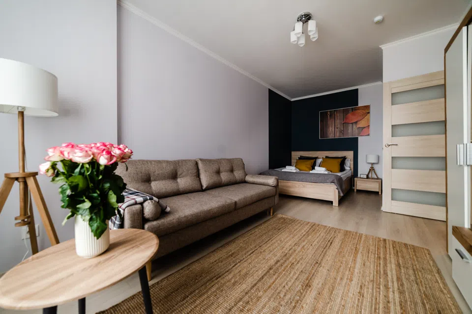 Апартаменты River Side Осенний лес с видом на Москва Сити