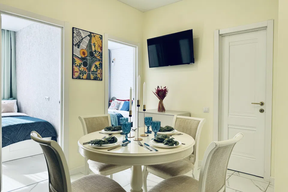2-к. квартира, 42 м, 3 кровати