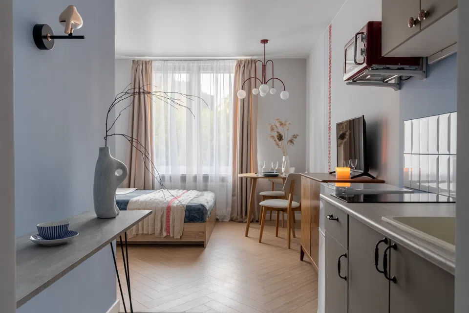 Дизайн квартира 4flats A LA RUS до 4 гостей рядом метро