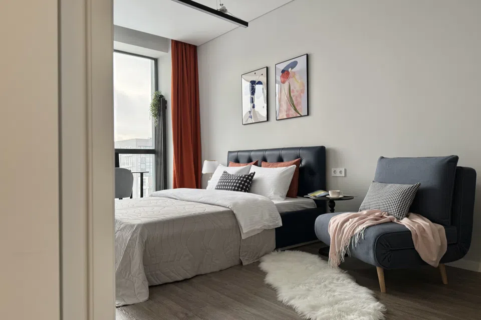 2-к. квартира, 55 м, 4 кровати