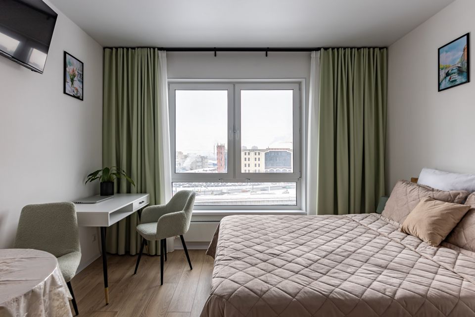 Уютная студия 21м со всеми удобствами