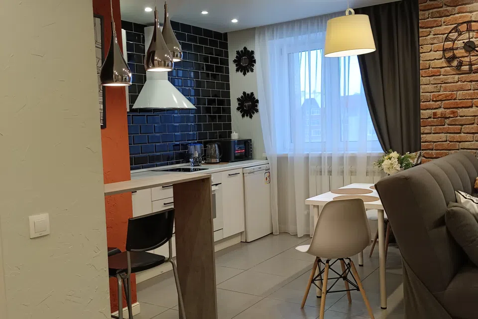 Стильная квартира-студия 35кв.м, 2 кровати