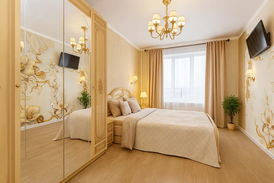 Видовая 2-комн на 6-ых от RusHouse у аквапарка и центра БЕЖ