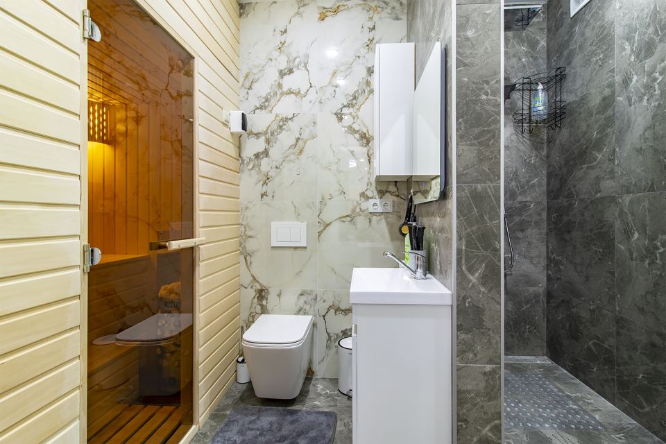 Волжский, квартира с сауной