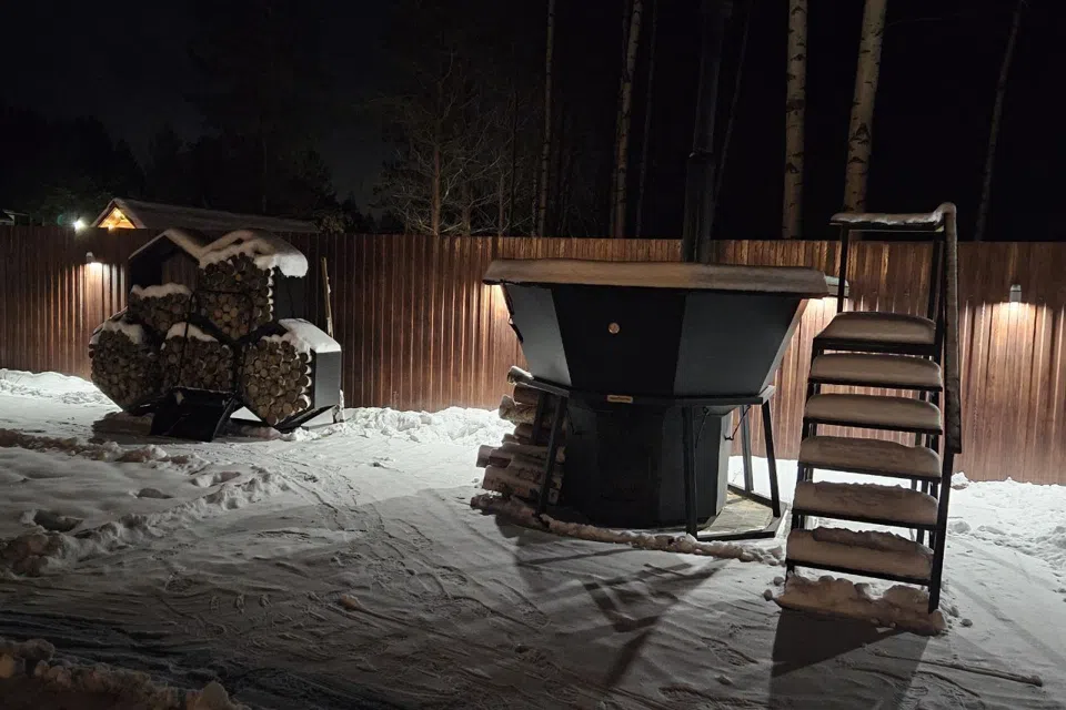 Уютный дом с панорамными окнами