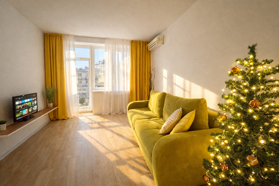 Светлая стильная 2-комнатная квартира в центре Волгограда